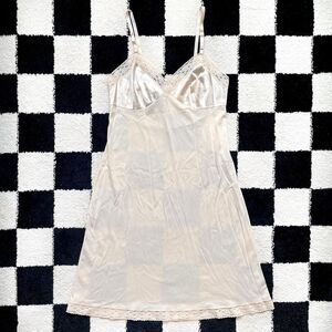 Vintage Cream Slip Dress